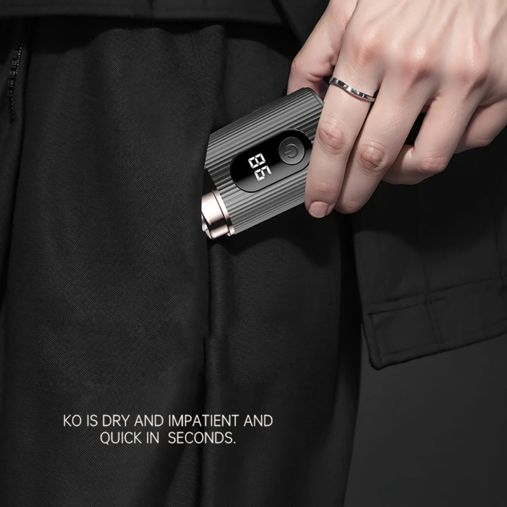 New Mini Portable Rechargeable Electric Shaver with Digital Display Beard Razor for Men Pocket Size Wet and Dry Travel Razor electric shaver beard trimmer