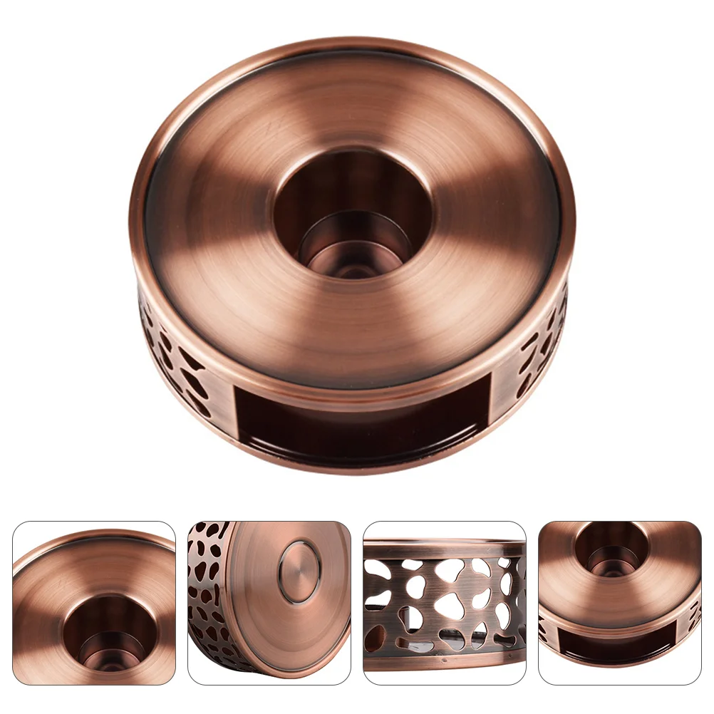 

Teapot Warmer Without Candle Durable Novel Creative Stainless Steel Milk Warmer Tea Stove Tea Warmer Tea Heater