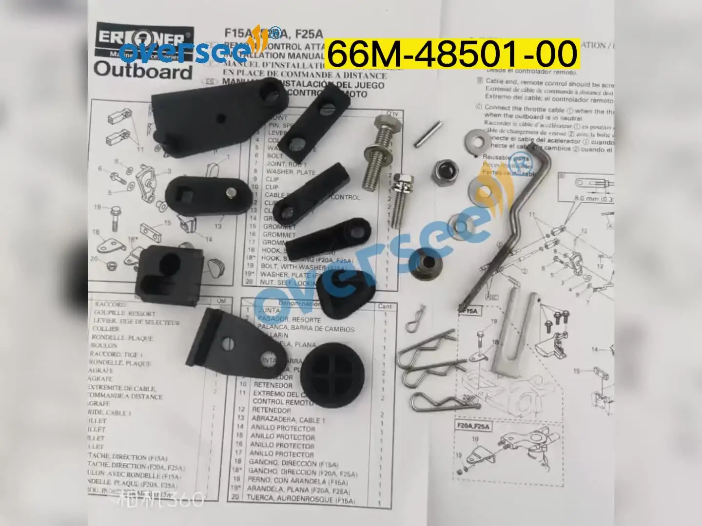 モーター 船外機アクセサリーヤマハ 9.9HP 15HP 20HP 25HP F9.9H F15