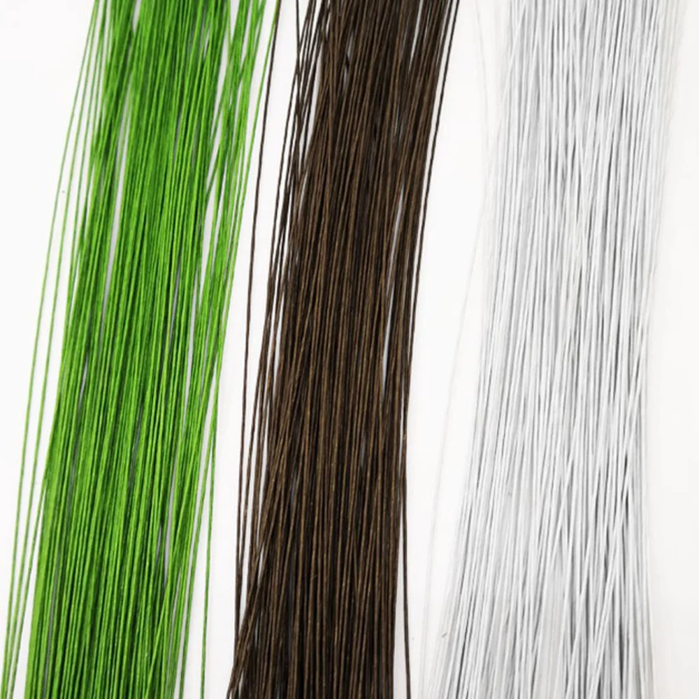 100PCS/Set #20 #26 Paper Floral Wire 40cm Long for DIY Nylon Stocking Flower Branche Making