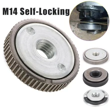 

1/3Pcs Angle Grinder M14 Thread Inner Outer Flange Nut Set Quick Release Nut Power Replacement For Metabo Bosch Milwaukee Makita