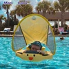 Mambobaby Baby Pool Float Lying Swim Floating For Infant Non-Inflatable With Awning Play Water Toys For 3-24 Months 1