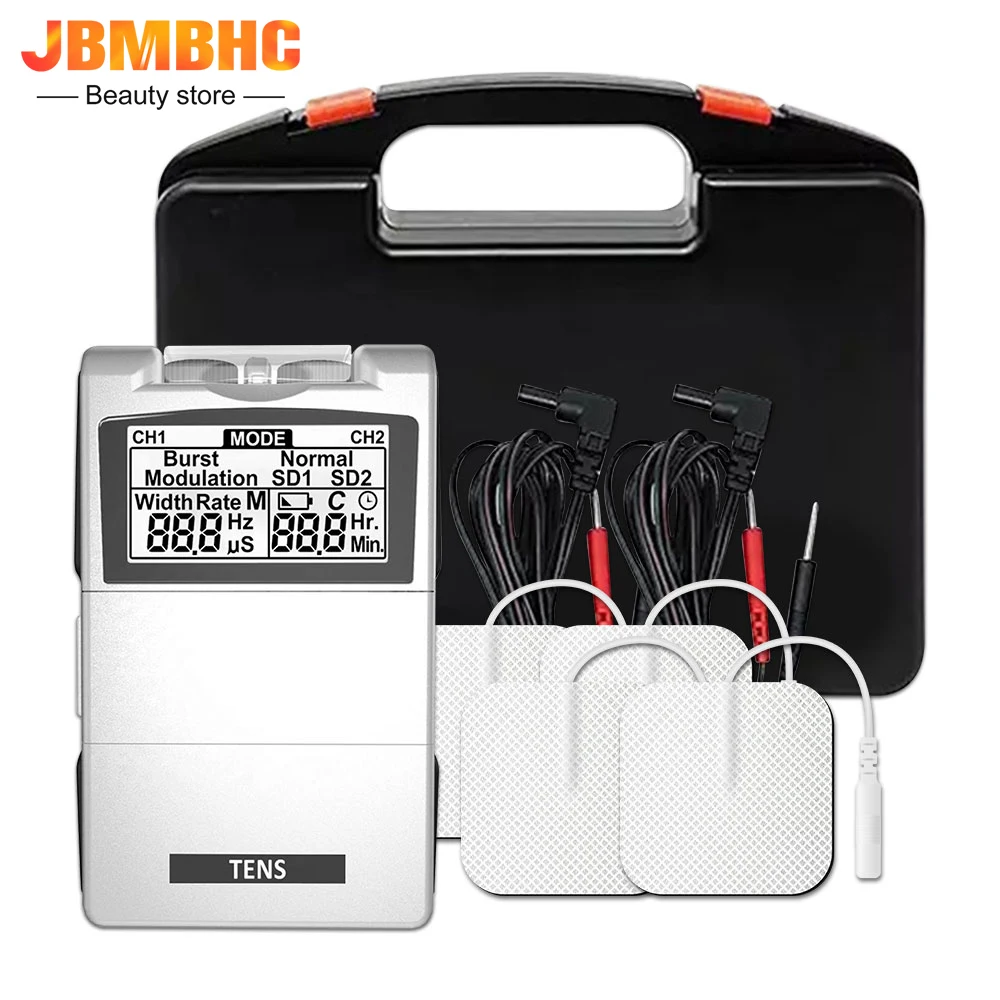 Tens Digital Ems Tens Unit Stimolatore Muscolare Per Alleviare Il Dolore Alla Schiena Spalla Collo Sciatica Sollievo Dal Dolore Nervoso Strumento Di M