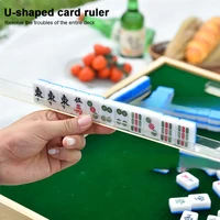 Outdoor Portable Mahjong Table with Travel Mini Mahjong Set Portable Mahjong Game Kits for Outdoor Camping Dormitory 1