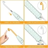 4in1 High Frequency Electrode Wand w/Neon Electrotherapy Glass Tube Acne Spot Remover Home Spa Beauty Device Facial Therapy Wan 6