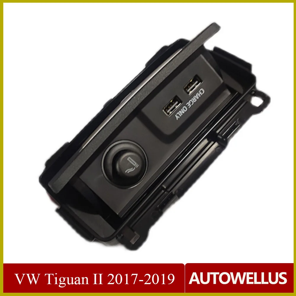 

Auto 12V Center Console Rear Ashtray Cigarette Lighter Assembly USB Port Plug For Audi A4 B9 2017 2018 2019 2020 2021 8WD857952A