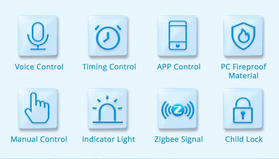 Zigbee Smart Dimmer Switch with Slider for Percentage Control 200W Lamp US EU Ty
