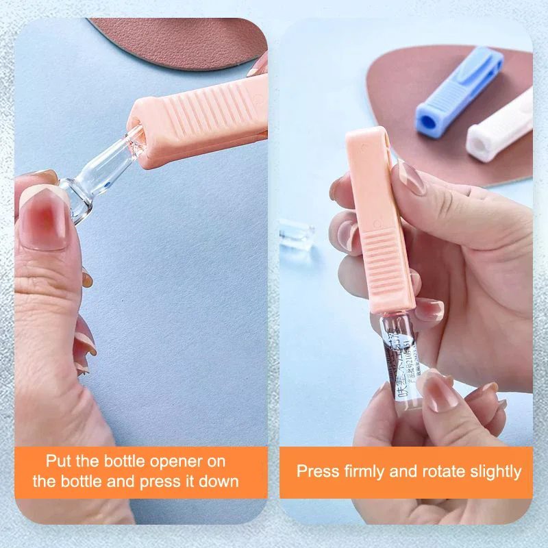 Multi-Functional Ampoule Opener Reusable Plastic Handle Ampule Breaker Medical Tool for Nurses Doctors Safe Lab Hospital Supply