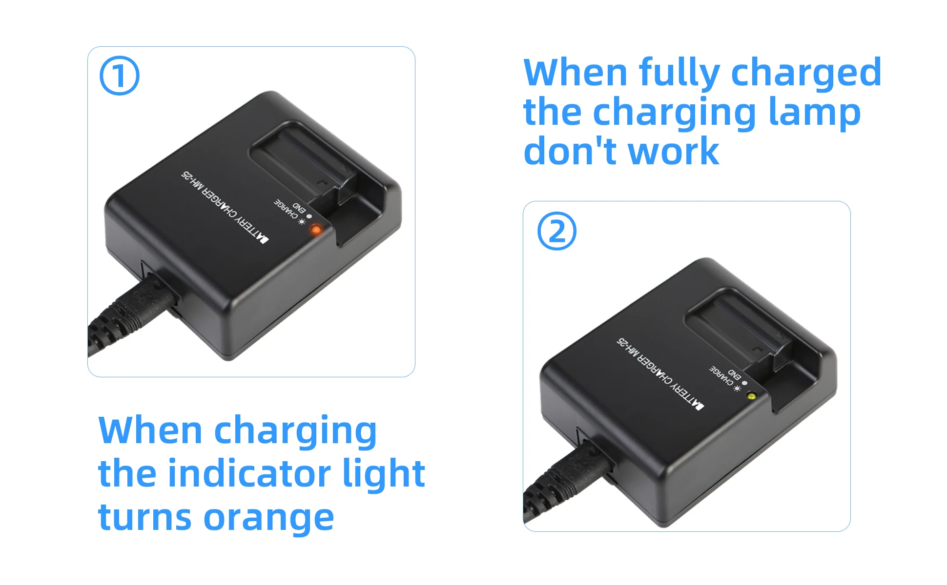 KUTOUMH-25 Charger for Nikon EN-EL15 EN-EL15a EN-EL15b Battery for Nikon D500 D600 D610 D750 D780 D800 D800E Coolpix Z5 Z6 Z6 V1
