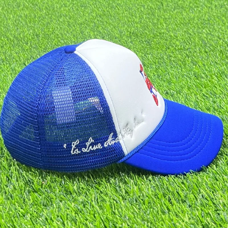 TopQualityHatsForMenMeshTruckerHatCasualLetterBaseballCap
