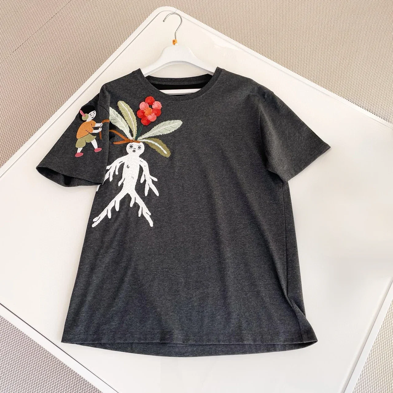 

NIGO Men's Spring And Summer High Street Fashion Casual Three-dimensional Embroidery Short Sleeve Cotton T-shirt Ngvp #nigo7757