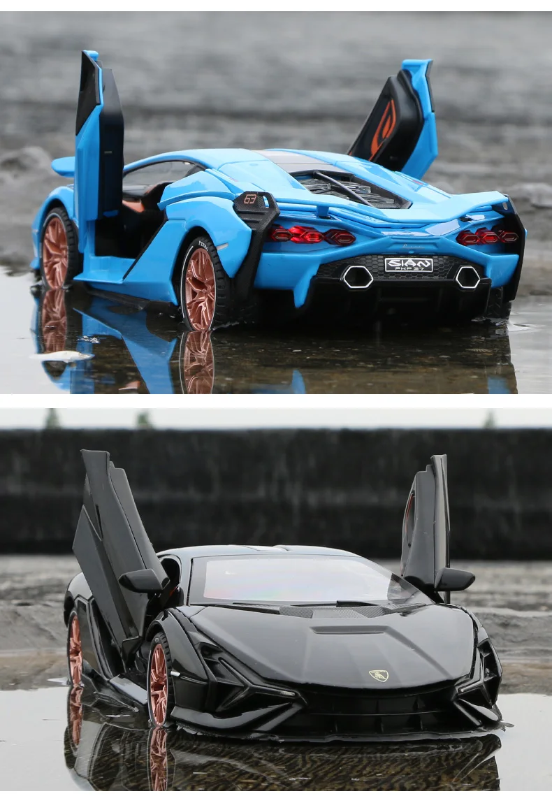 Lambos Sian FKP37 1:24 Ölçekli Model Araba