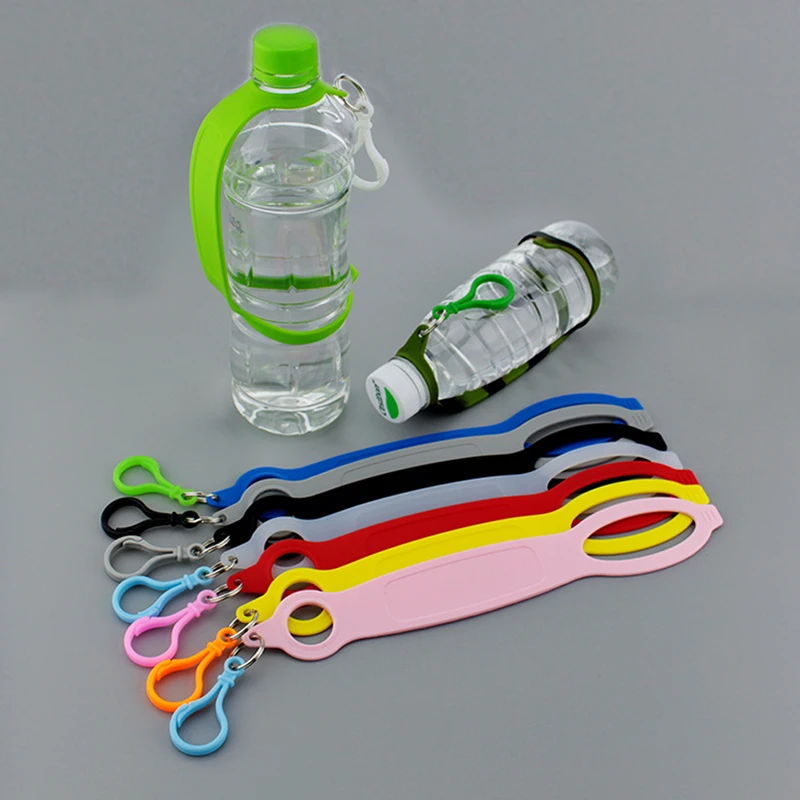 Portable Hanging Bottle Buckle Clip Carabiner Tool 1PC Mineral Water Bottle  Ring Holder Belt Keychain for Outdoor Camping Hiking Mountaineering