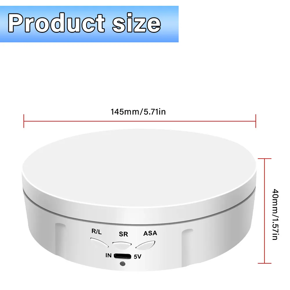 Motorized Rotating Display Stand for Dynamic Product Photography