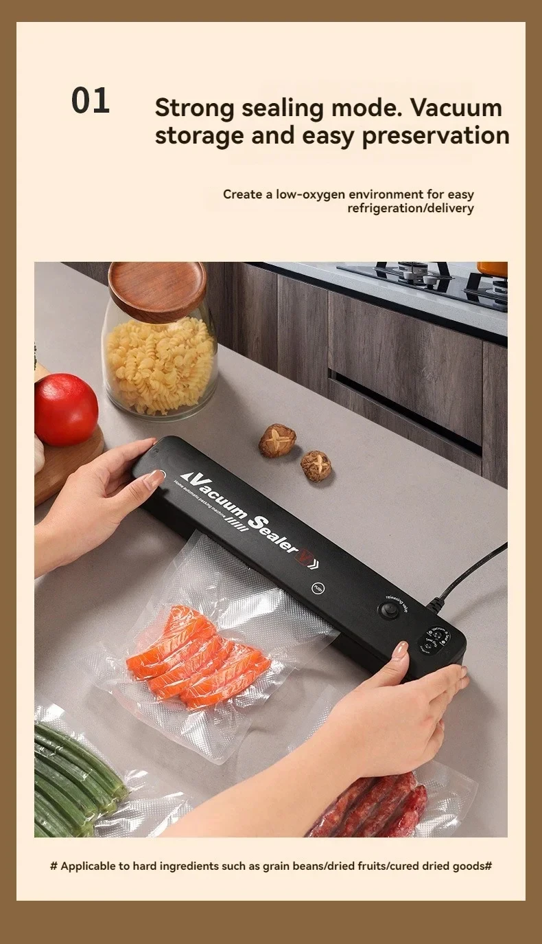 Food Sealing Portable Home Vacuum Kitchen Helper 220V Automatic Packaging Machine Food Vacuum Sealing Machine 10 küchexyz.de Sa140a9c61b524282844968e18860827e1 küchexyz.de Best Price | Fast Delivery |Quality Product Food Sealing Portable Home Vacuum Kitchen Helper 220V Automatic Packaging Machine Food Vacuum Sealing Machine