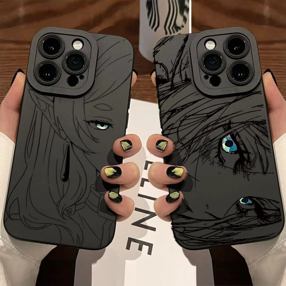 Hot Japan Anime Comics Frieren Silicone Phone Case Cover