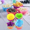 6/12PCS Silicone muffin mold Round muffin cup Heart cake baking mold Kitchen Cooking supplies Cake decorating tools 4