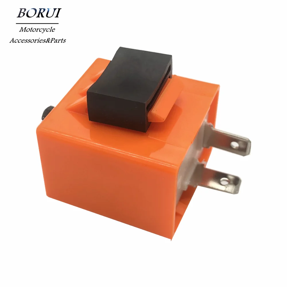 2 Pin LED Flasher Relay 12V Adjustable Frequency Turn Signals Blinker