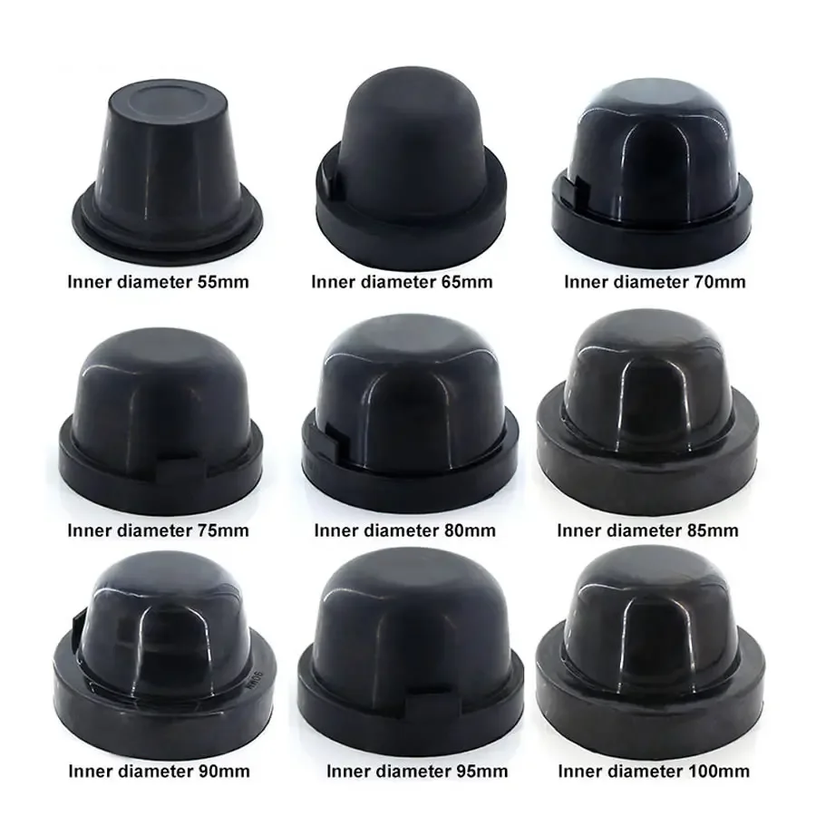 Dawfall 2 PCS Car Spotlight Dust Covers, H4 Car LED Lights