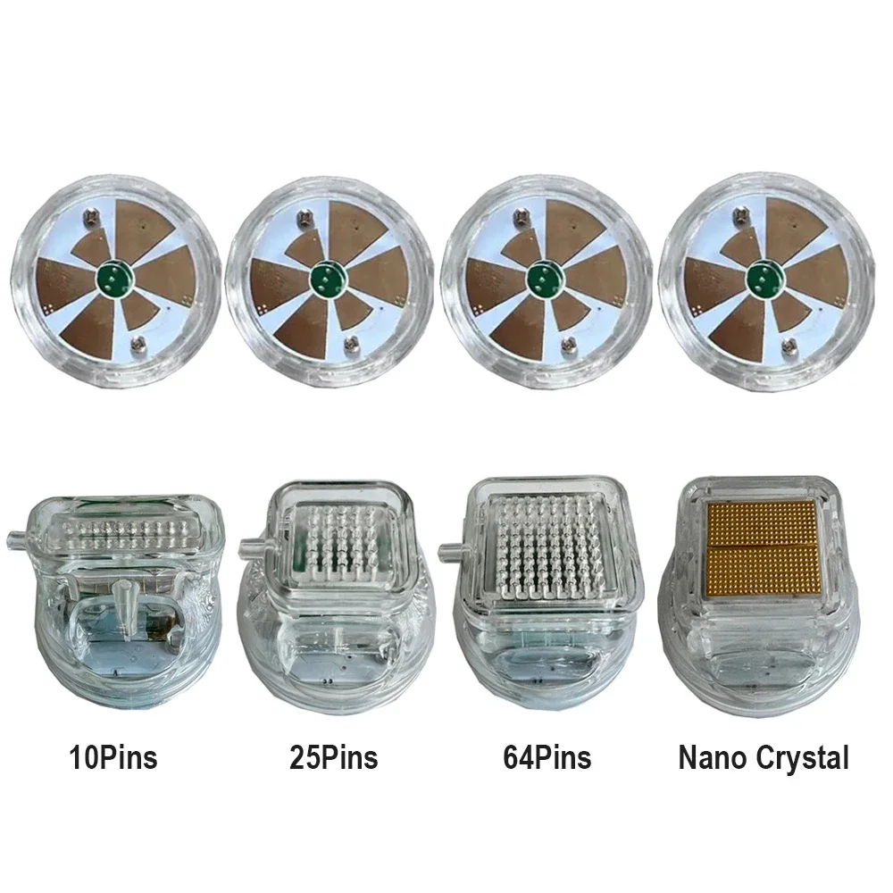 Disposable RF Microneedling Cartridge Gold Plated 10/25/64 Pins Nano Cartridges for Micro Needle RF Machine Anti Stretch Marks
