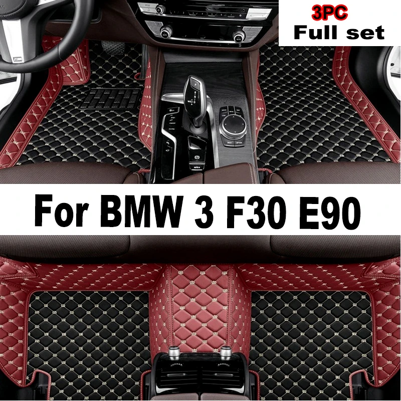 

Car Floor Mats For BMW 3 F30 E90 330i 335i 320i Five Doors 2008 2009 2010 2011 2012 Foot Pads Carpet Cover Interior Accessories