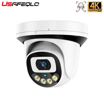 모션 감지 보안 IP 카메라, 5mp, 3mp, 2K FHD, 듀얼 어레이 led, IR/컬러 야간 투시경 지원, Onvif, NVR 오디오 기록