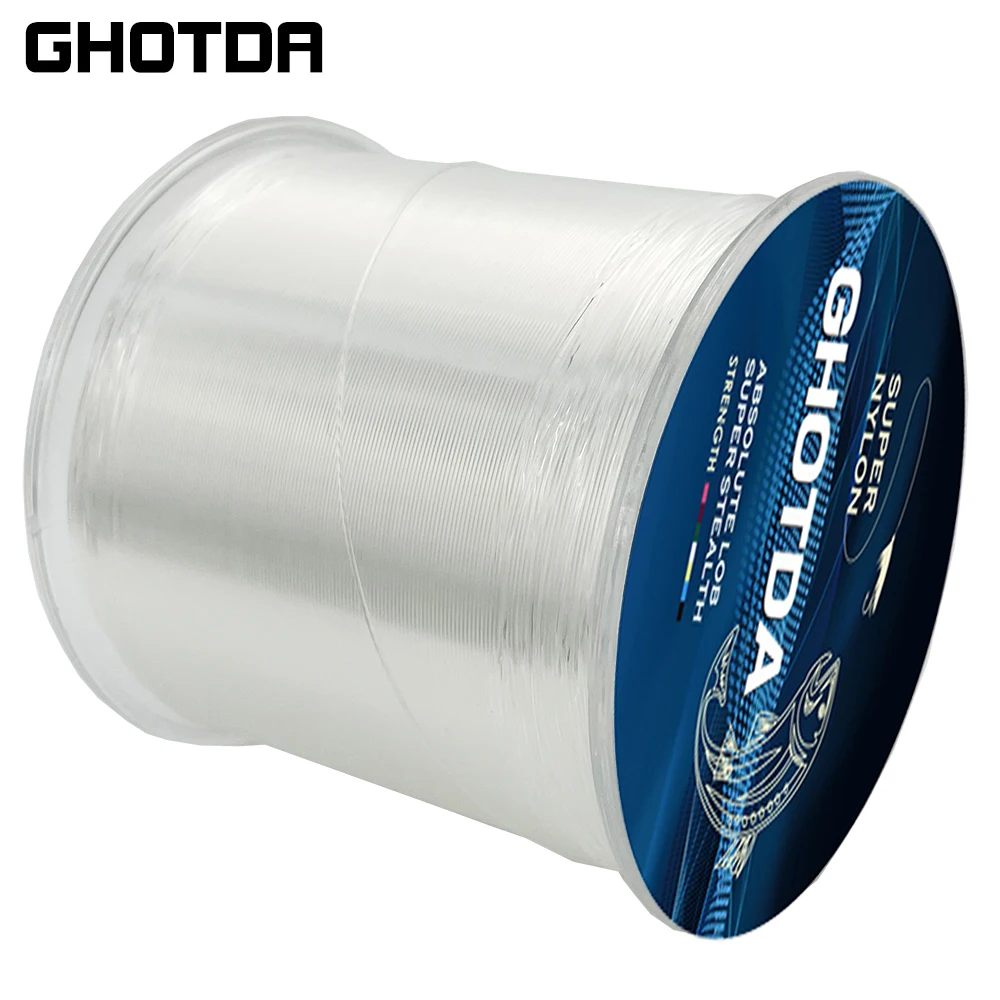 Ghotda 500M Nylon Fishing Line Durevole Monofilamento Fishing Wire Rock Sea Fishing Line