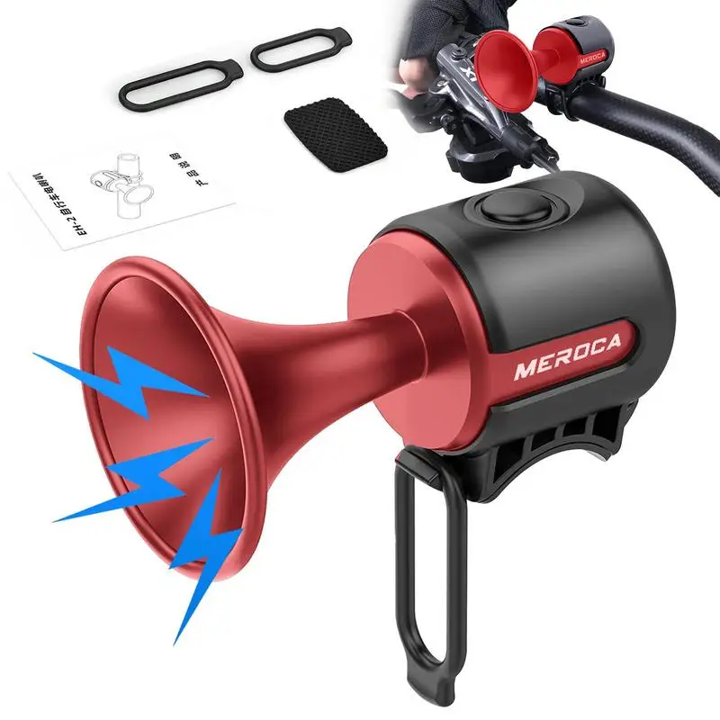Electric Bike Horn Super Loud Battery Operated Bike Horn Electronic
