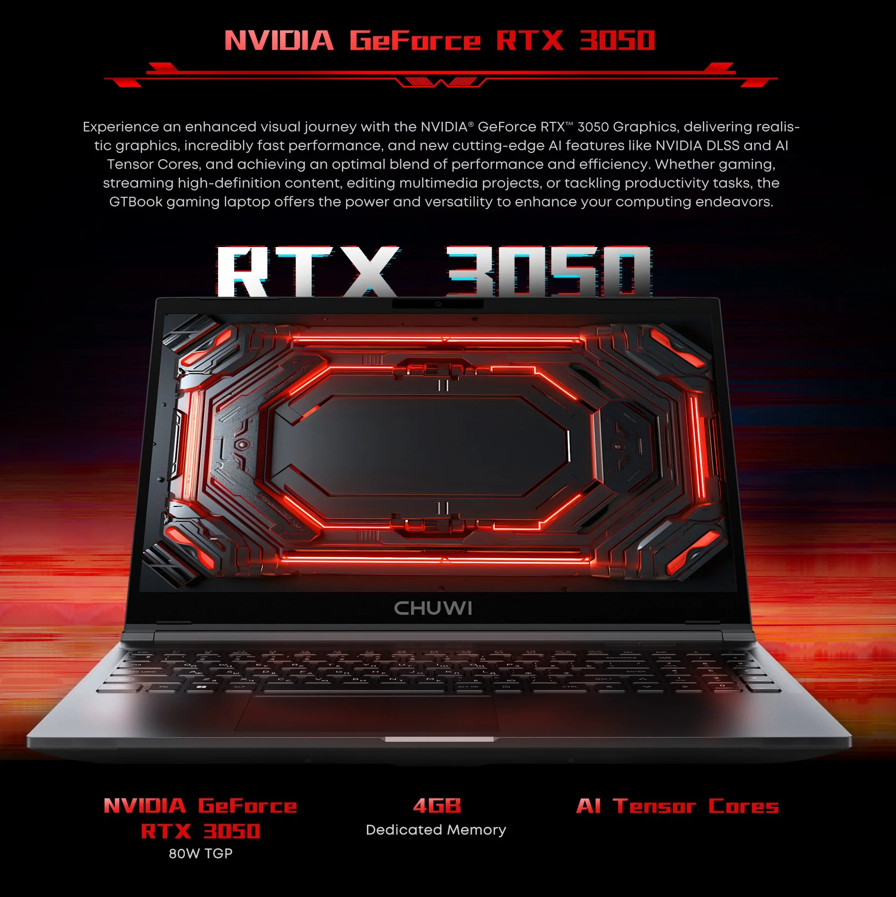 世界初公開 CHUWI GTBook i5-12450H RTX 3050 ゲーミングノート