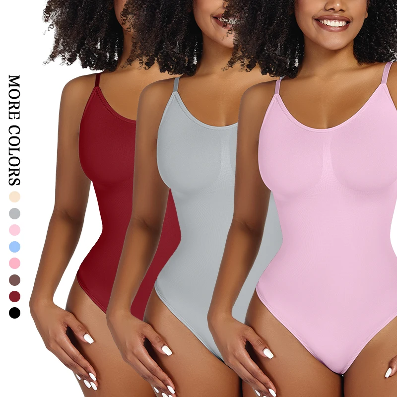 Smoothing Shapewear Bodysuit for Women Faja Full Body Shaper Thong Soft Body Shaping Sculpting Breast Slimming Underwear 1