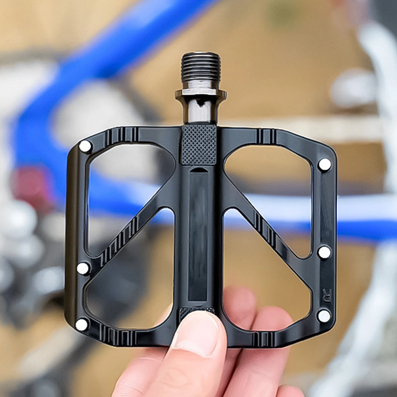 Ultralight Seal Bearings Bicycle Bike Pedals Cycling Nylon Road Pedals Flat Platform Anti-slip Bicycle Parts Accessories