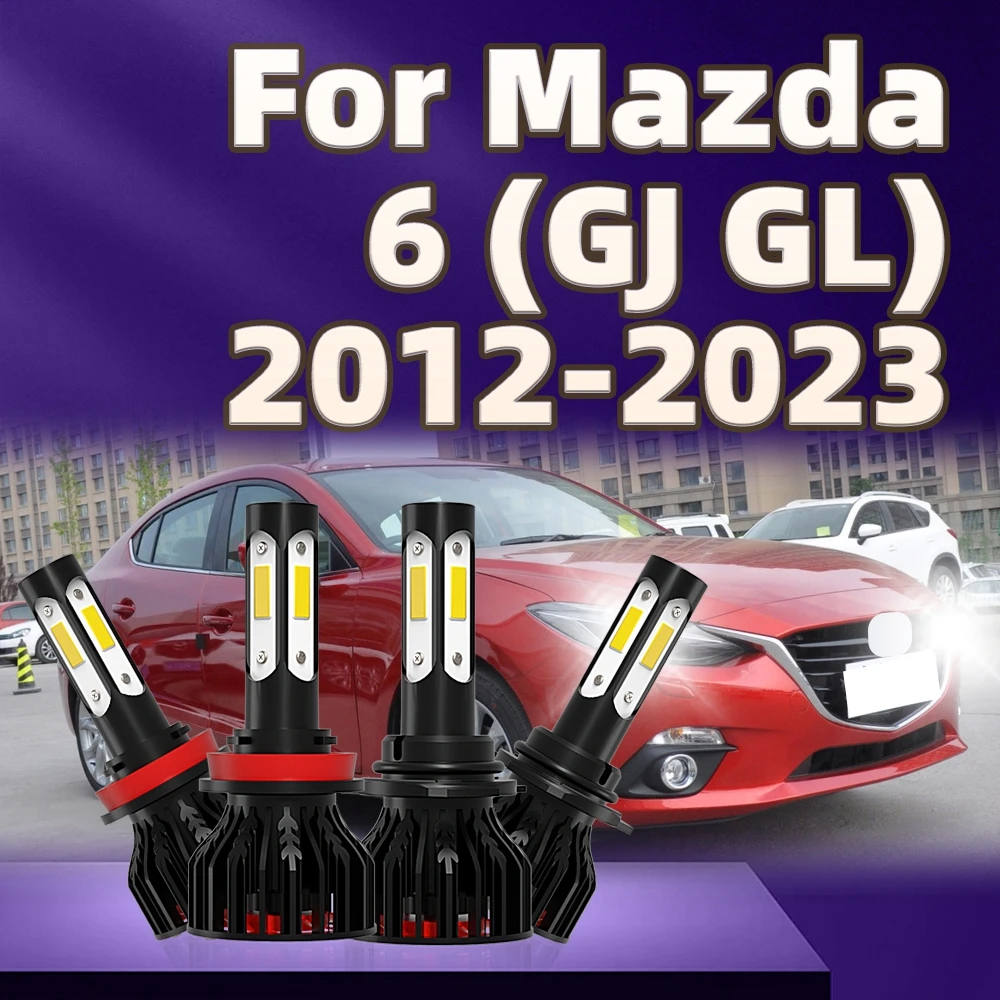 

Фонарь головного света H11 HB3, автомобильные лампы 2013 лм, комплект автомобильных ламп для Mazda 6 GJ GL2012 2014 2016 2015 2017 218 2019 2020 2021 2023 22