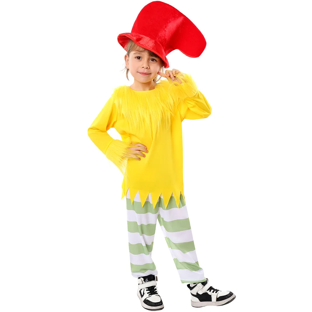 

Kids Children Grandma Cosplay Costume Dr. Seuss Dress Halloween Carnival Party Stage Performance Suit Role-play Fantasy Outfits