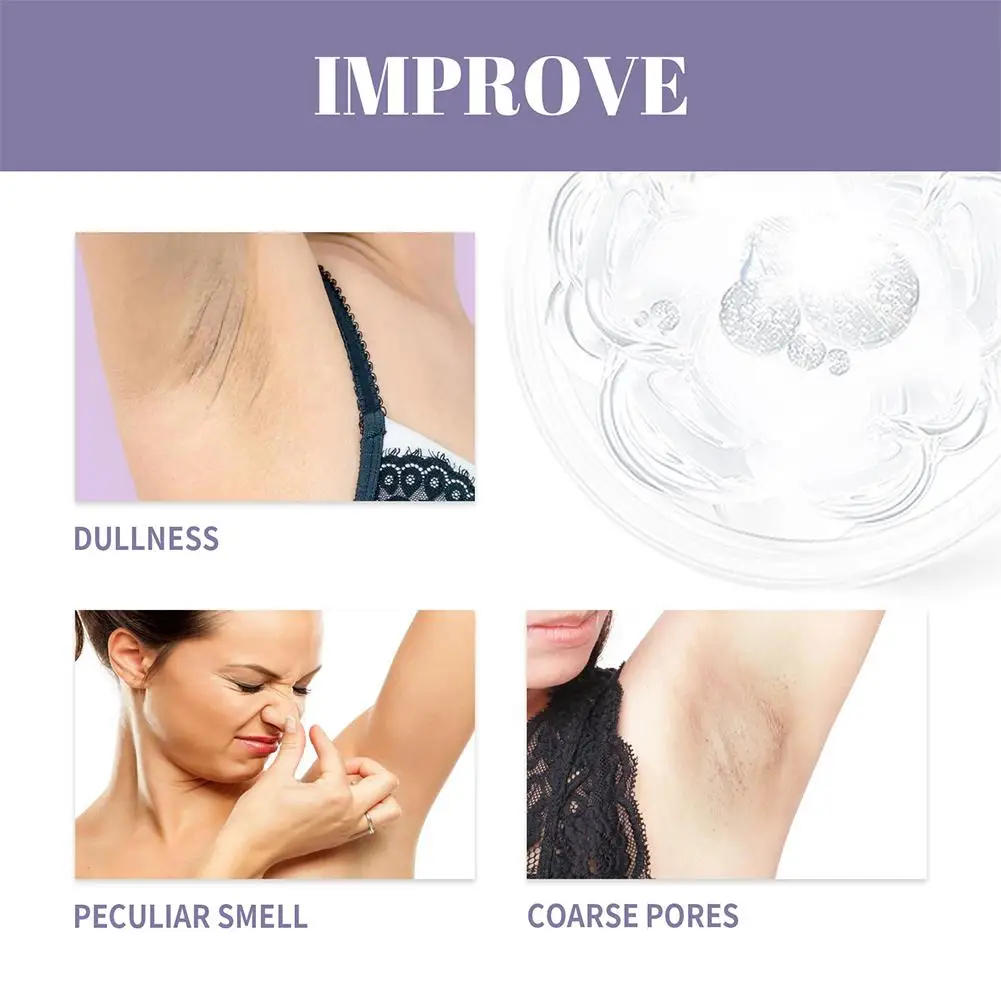 Underarm Whitening Cream Skin Smooth Lightening Cream Deodorant Serum For Underarm Body Intimate Area,Private Parts,Bikini Area 4