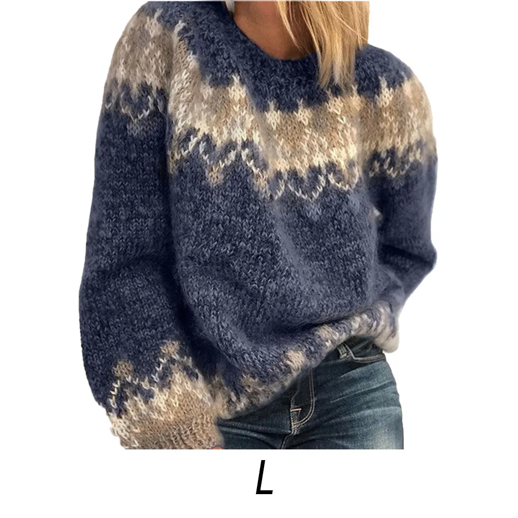 

Winter Sweater Knitted Pullover Warm Clothing Fine Workmanship Exquisite Long-lasting Sweet Gift Outdoor Accessories L