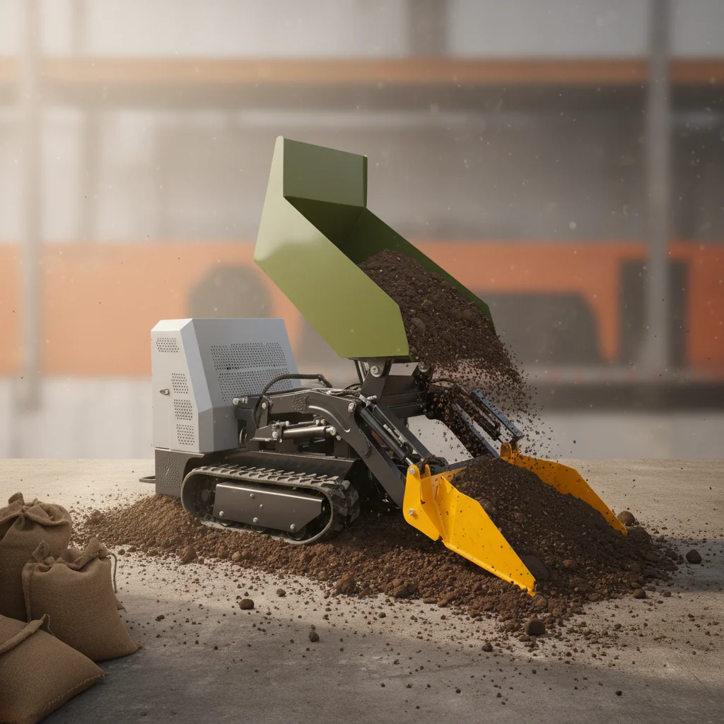 Mini-Raupendumper OEM Kleiner Kettendumper mit Verschiedenen Ladeoptionen
