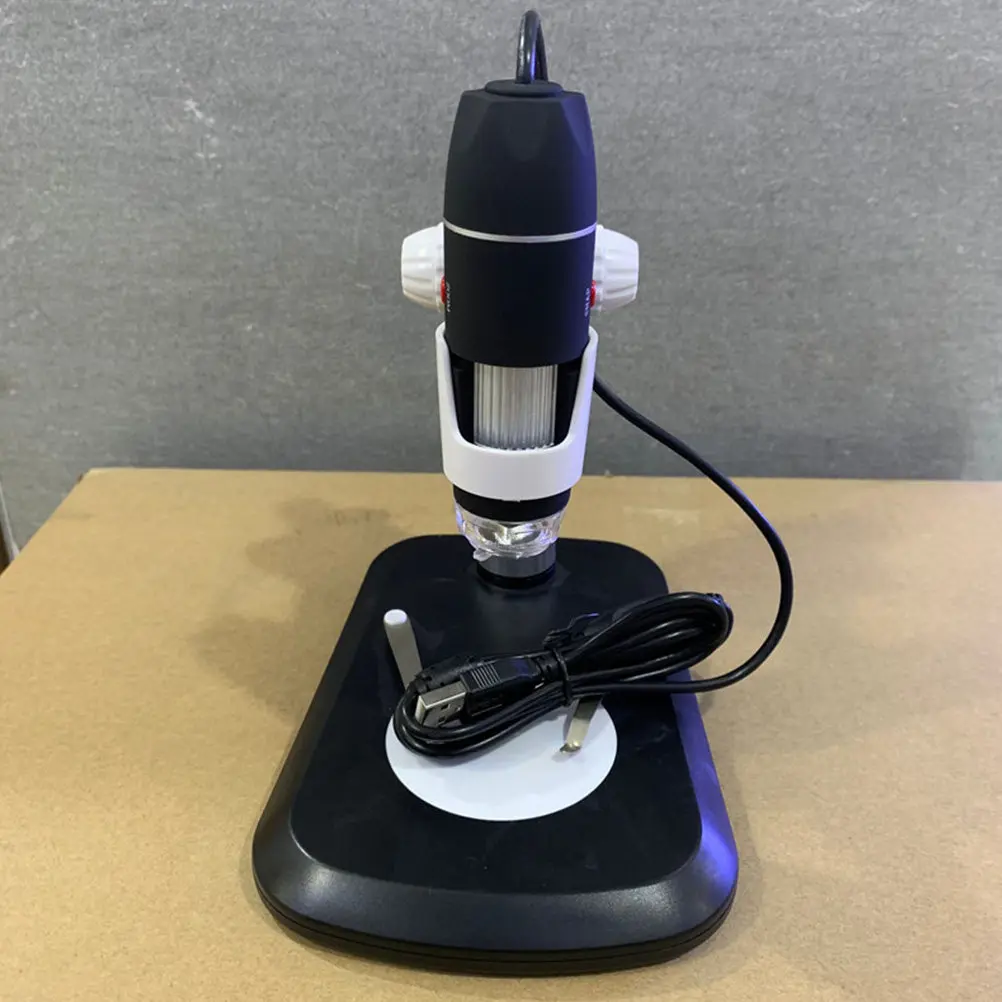 1Pcs 1600X LED 조명이있는 휴대용 현미경 보석 수집가를위한 고품질 디지털 돋보기 서예 그림