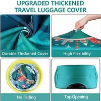 Luggage Cover Suitcase Cover Protector Suitcase For 18-32 Inch Luggage Boot Washable Prevent Scratches Travel Accessories 4