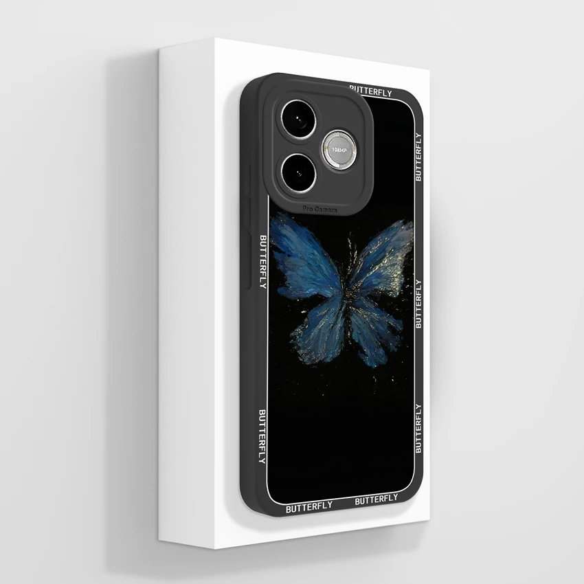 Cute Cat Claw Cartoon Print Phone Case with Camera Protection - Soft Liquid Silicone Housing