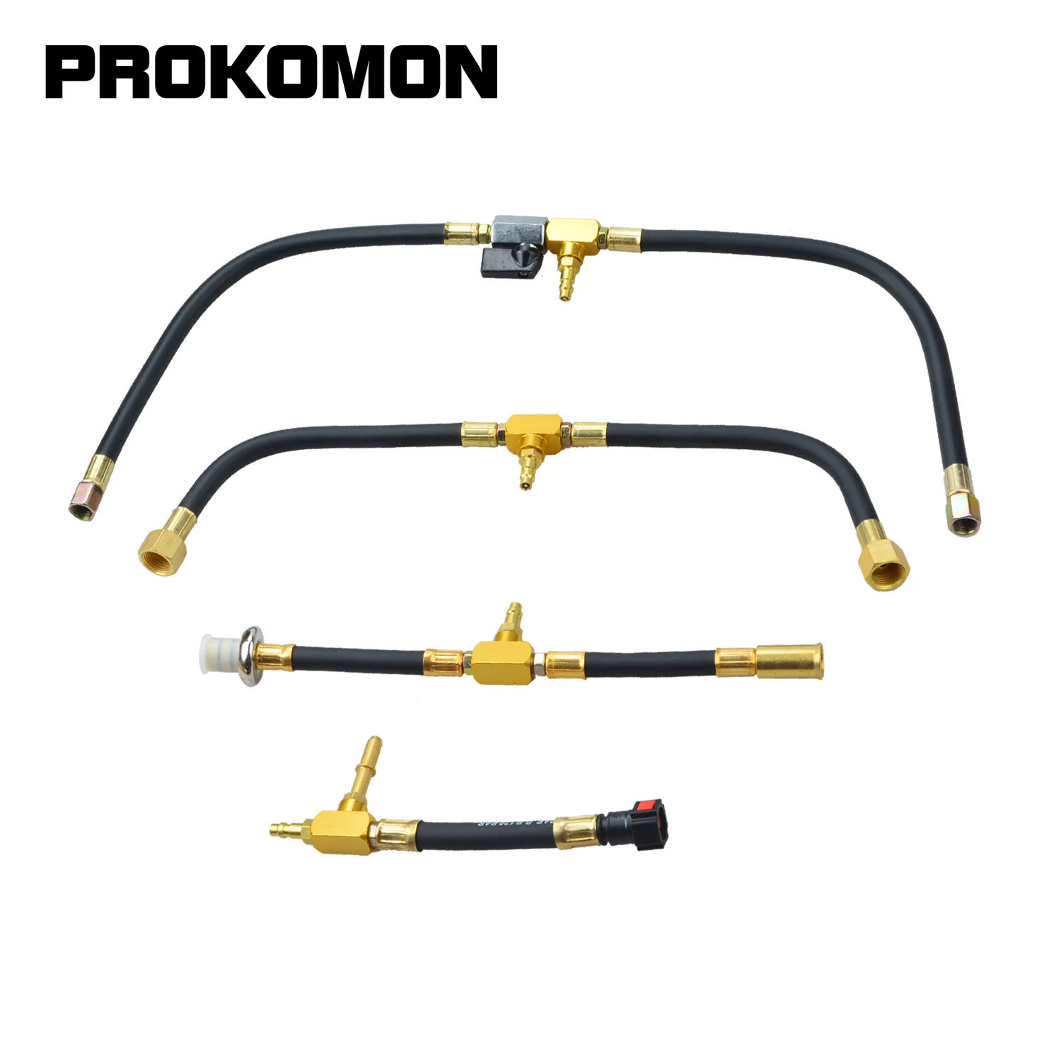 연료 주입 압력 테스터 키트, 정확한 독서용 듀얼 다이얼, 0-140 PSI 게이지