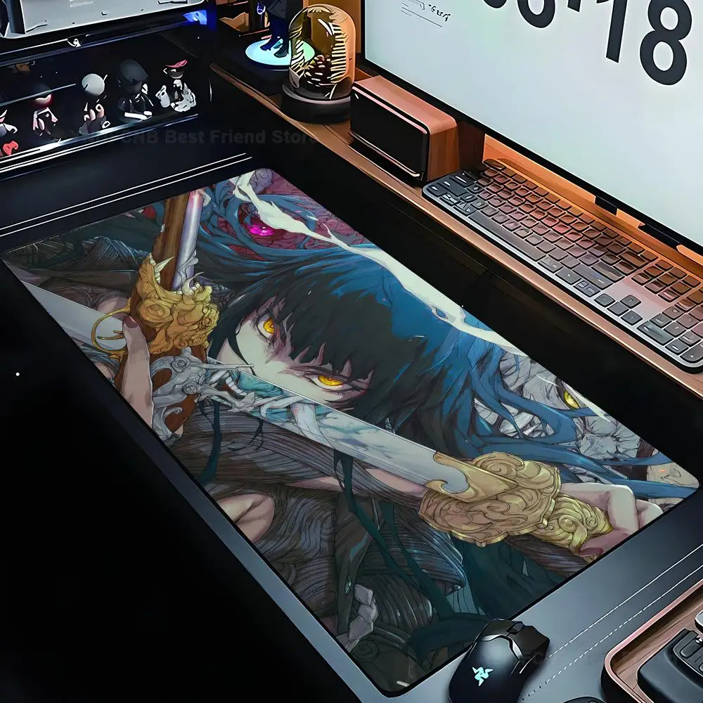 

Sexy Girl Ghost Mousepad Table Playmat TCG CCG Mat Trading Card Game Mat Mouse Pad Gaming Play Mat Mousepad