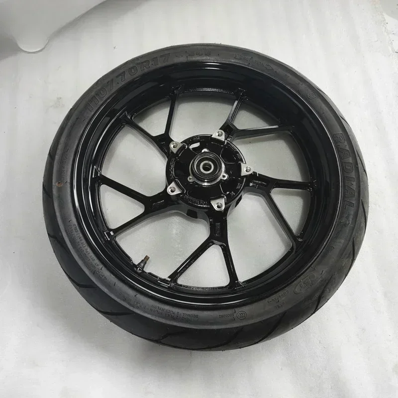 The product can be customized. Motorcycle front tire assembly rim hub 110/70-17