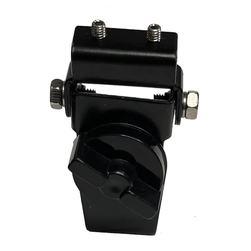 Supporto per Mobile, Staffa per per Autoradio Portatile, Sedile Laterale con Clip in Acciaio Inossidabile con Clip a Forma di U 2 *, Installato su Balcone o Tubo, Robusto e