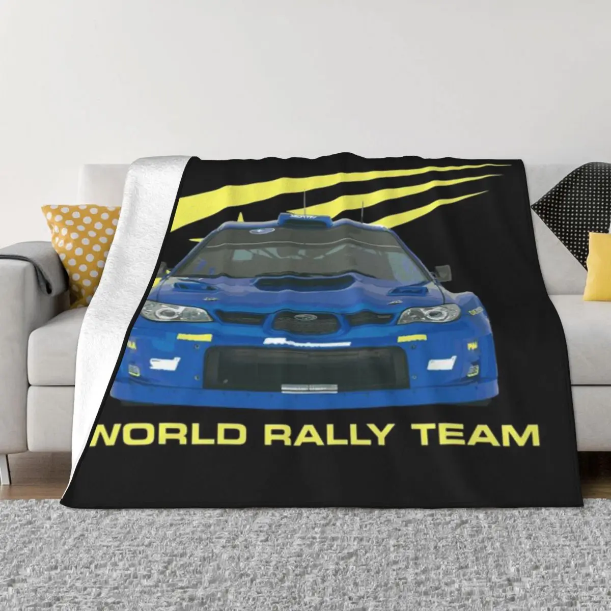 Wrc Petter Solberg World Rally Team Car 2007 Una Coperta In Micro Pile Ultra-Morbida