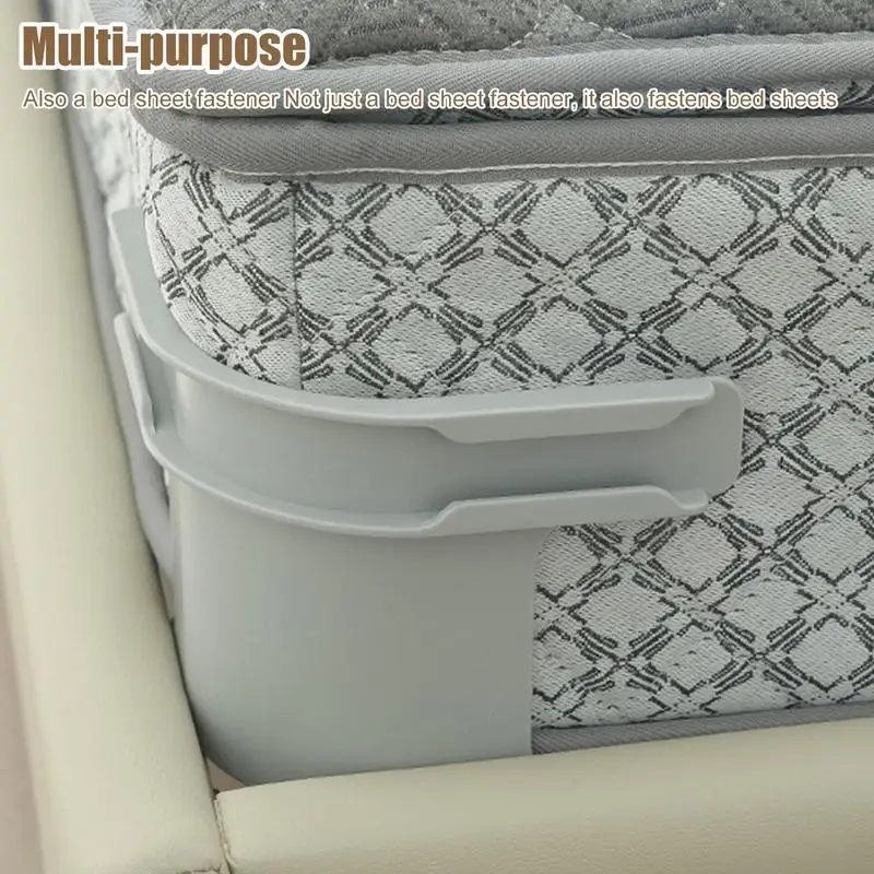 HOT 4X Heavy Duty Bedsheet Corner Tightener Clips High-quality materials durable and reliable Bed Sheet Grippers for Protectors