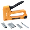 TOLESA Light Duty Staple Gun for Woodworking, Manual Nail Gun Kit with 1600pcs Staples 1/4'',5/16'',3/8'' and One Staple Remover 1