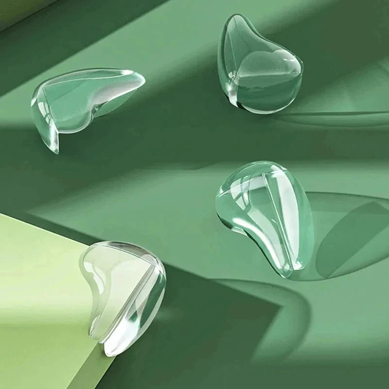 1-6pcs Table Corner Protector, Edge Sticker, Glass Corner Furniture, Silicone Corner Protector, Table Anti-Collision