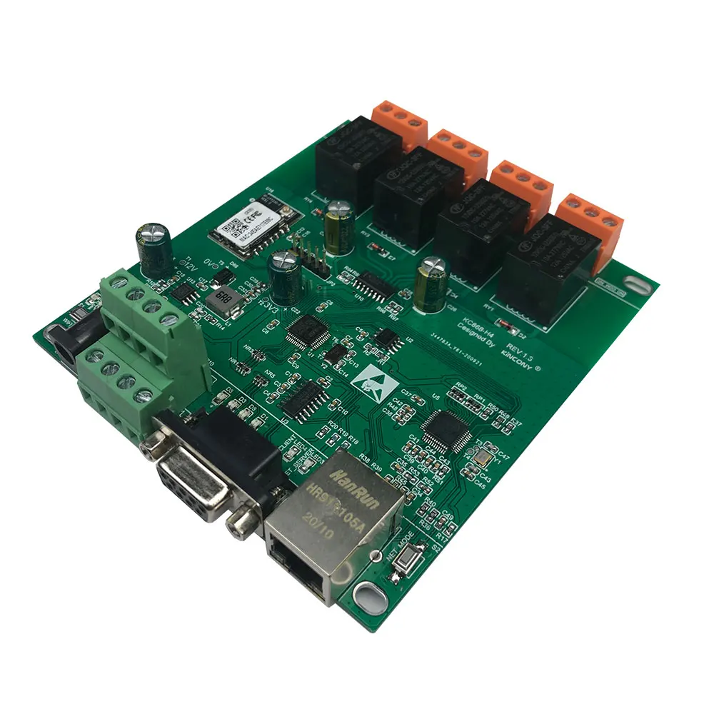 

4-Channel Ethernet and wifi input output Module drip irrigation