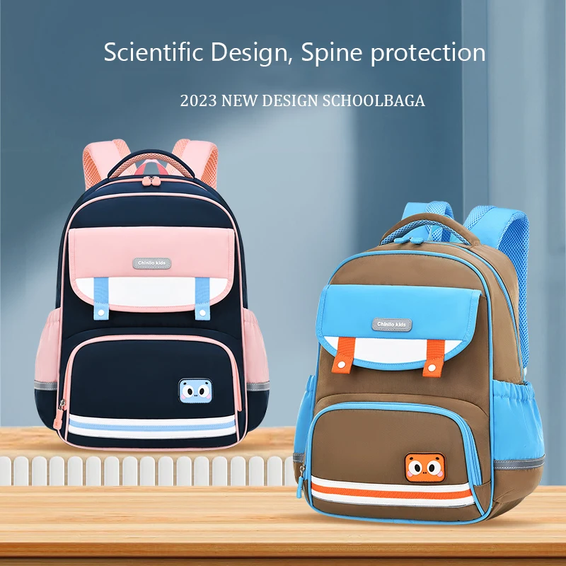 

2023 New Orthopedic Children Schoolbag Girls Boys Backpack Child Primary School Backpack Waterproof Pupil sac Mochila School Bag