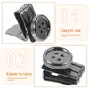 6pcs No Sew Metal Button Clip Braces Bachelor Buttons Buttons For Pants Suspenders Hats Fixing Kit 3